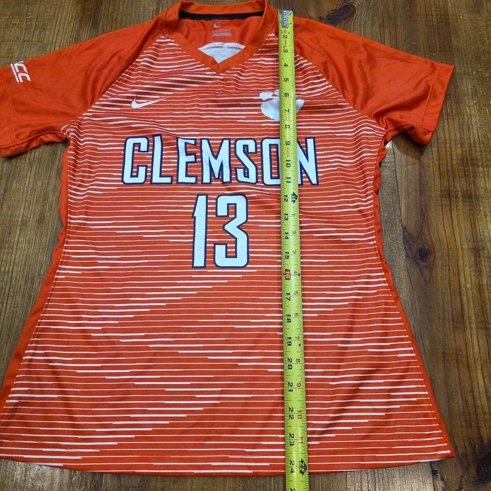 Clemson Tigers Lady‎ Soccer Jersey Orange Team Issued - M - READ